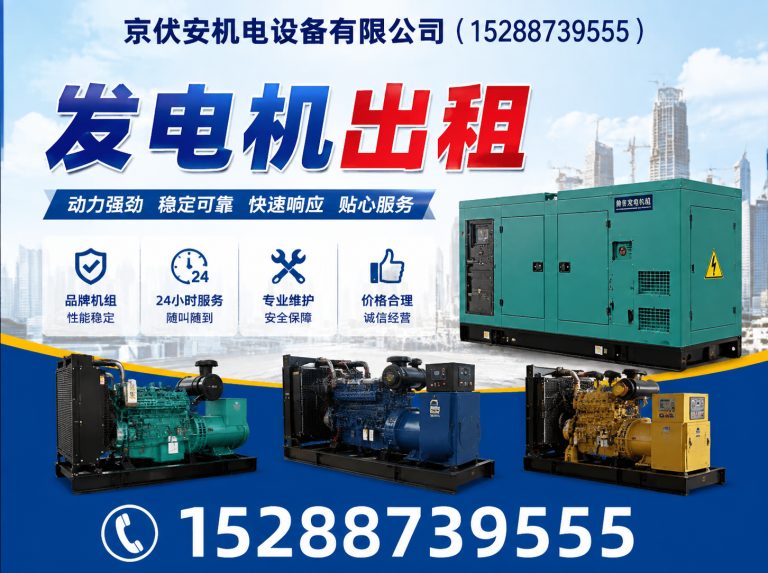 娄底发电机出租展示图